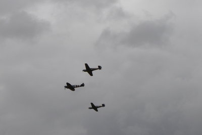 who put on a fantastic show recreating the D-Day landings